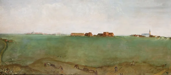 A View of Møgeltøder and Tønder in South Jutland
